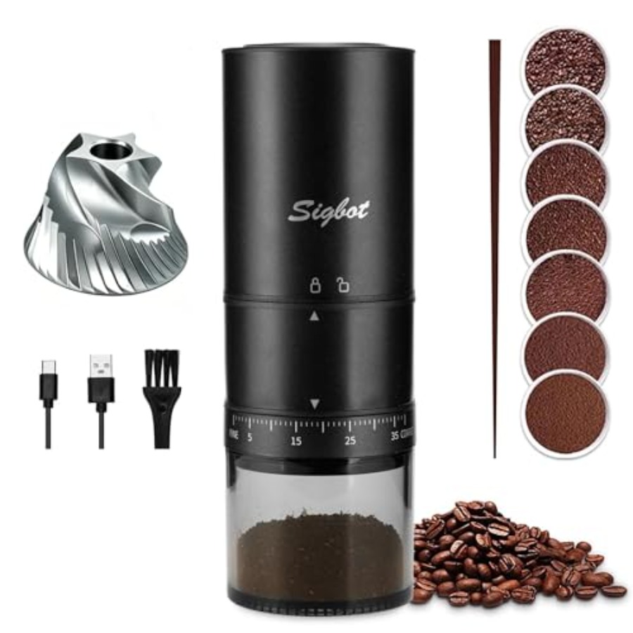 Coffee&Tea House Opinie - Portable Electric Coffee Grinder - 38