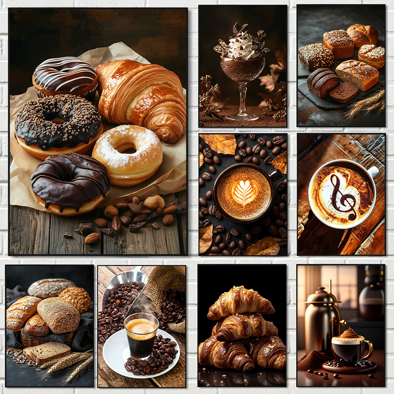 Coffee Tea Picture - Classic Afternoon Tea Delicious Coffee Croissant