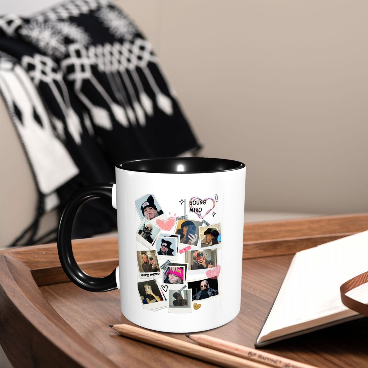 Collage Of Young Miko Mug Funn - Young Tea Coffee reseña y precio