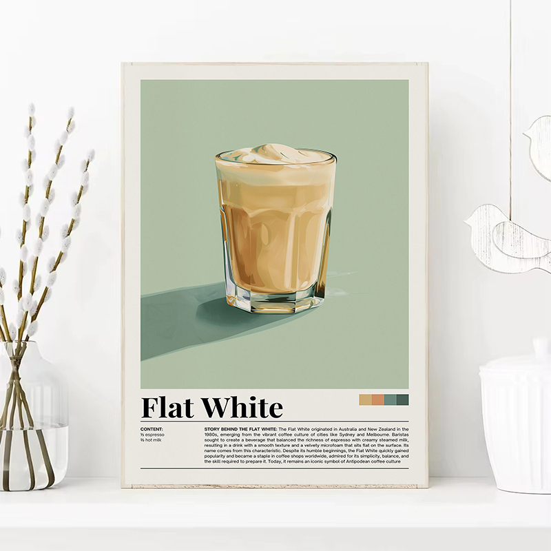 Vintage Coffee Beverage Poster - Coffee Tea Picture reseña y precio