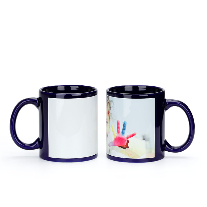 Black Cup DIY LOGO Ceramic 350 - Coffee Tea Picture reseña y precio