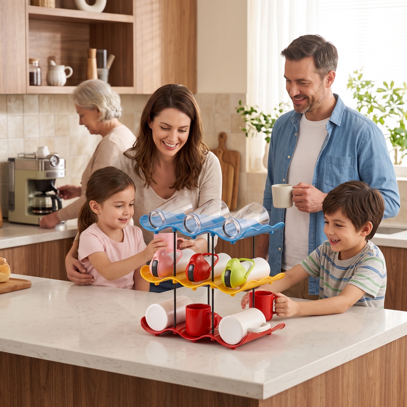 Cup Storage Rack Compact Coffe - Mug Tea Coffee reseña y precio