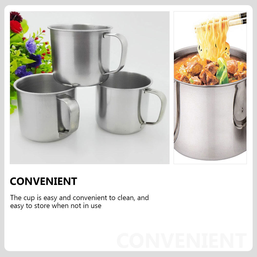 5Pcs Stainless Steel Cup Heavy - Mug Tea Coffee reseña y precio