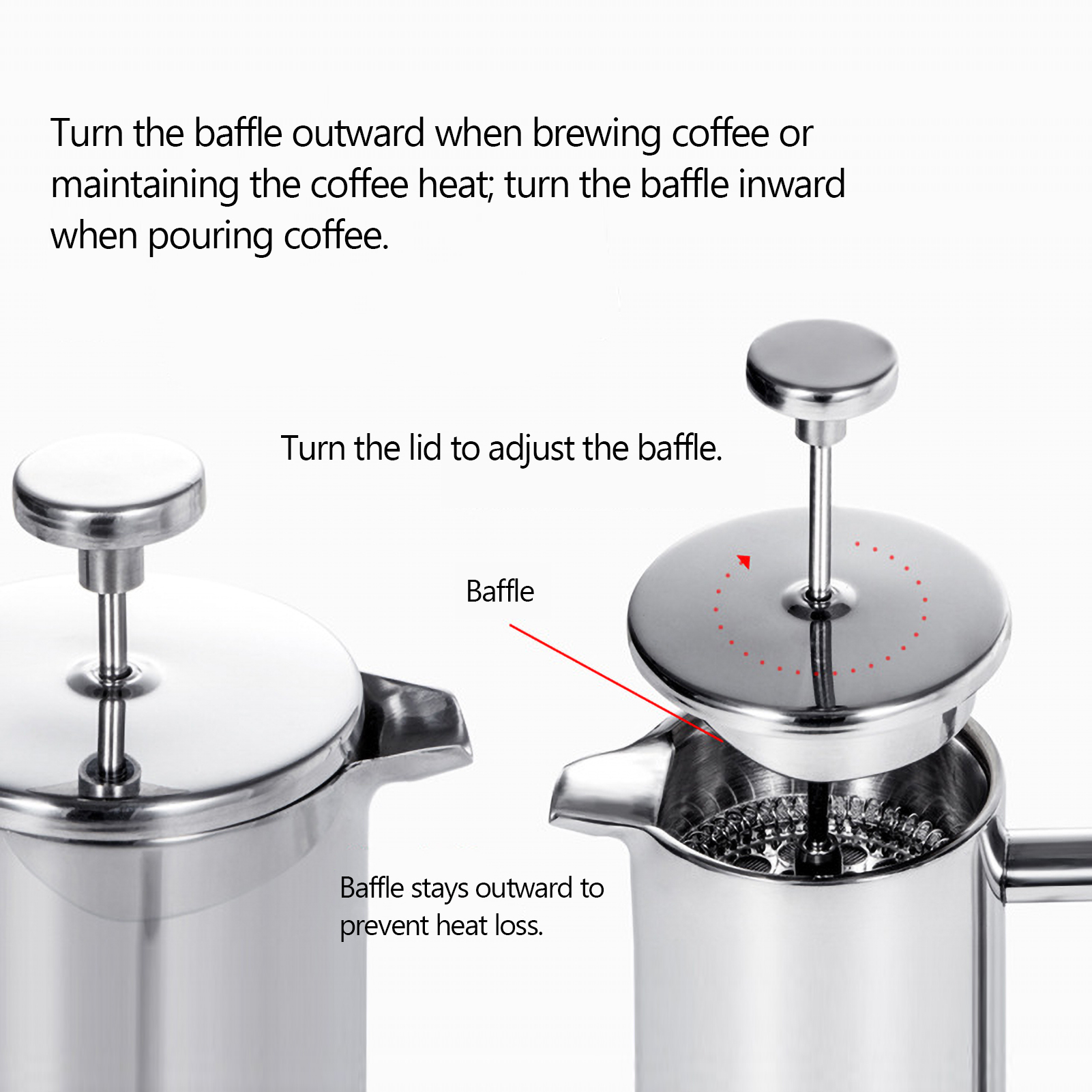 350ml/800ml/1000ml French Pres - French Press Glass reseña y precio