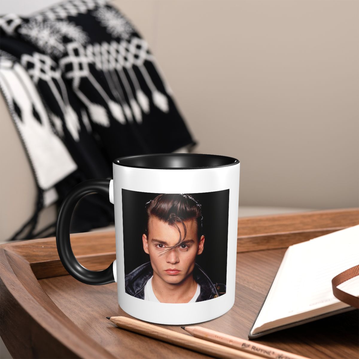 Young Johnny Depp Mug Funny Ce - Young Tea Coffee reseña y precio