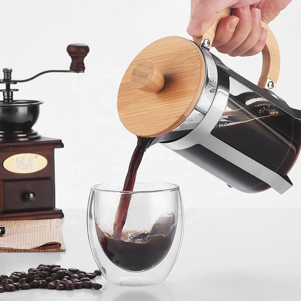 350/600ml Stainless Steel Pres - French Press Glass reseña y precio