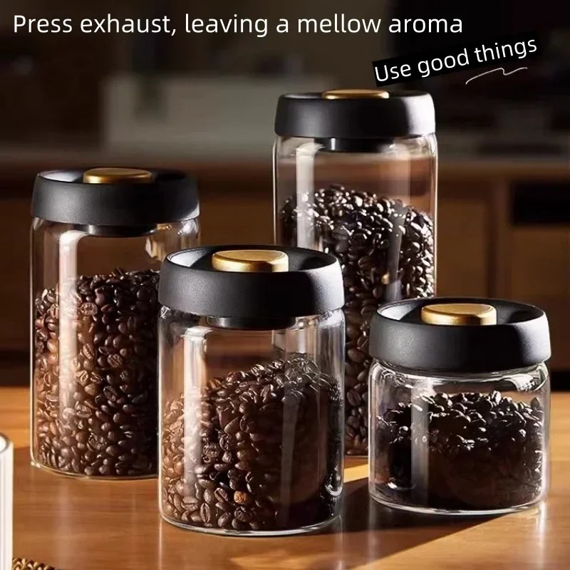 Manual Vacuum Sealed Coffee Ja - Coffee Tea Jug reseña y precio