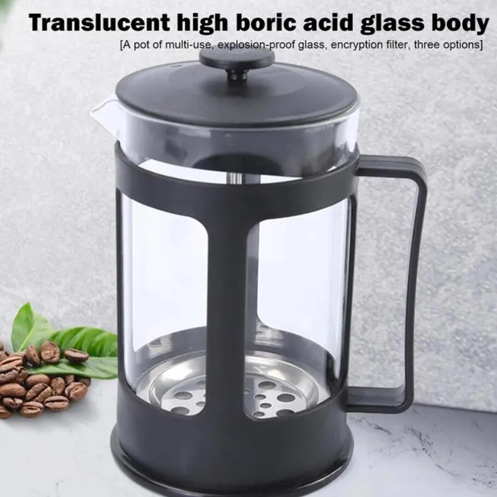 French Press Coffee Brewer wit - French Press Glass reseña y precio