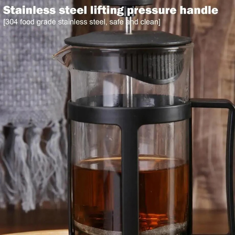 French Press Coffee Brewer wit - French Press Glass reseña y precio