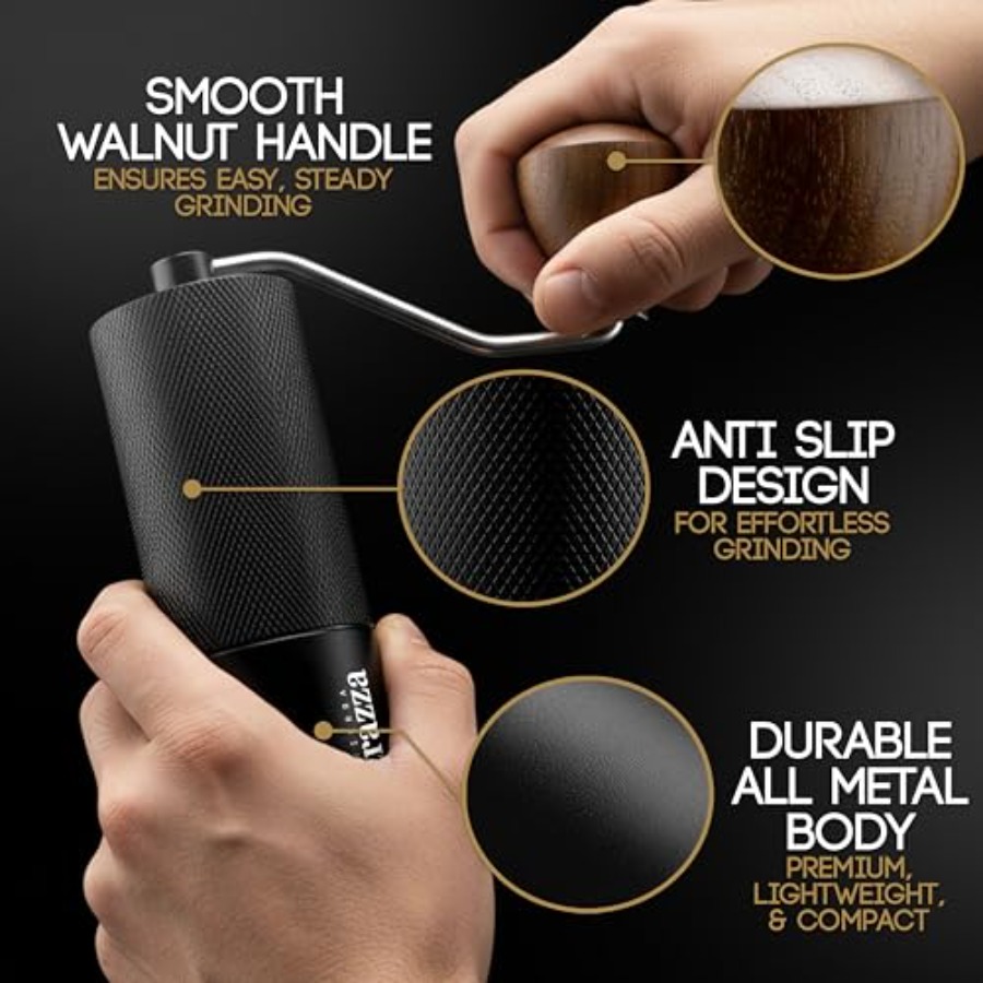 Manual Coffee Grinder, Conical - Coffee&Tea House Opinie reseña y precio
