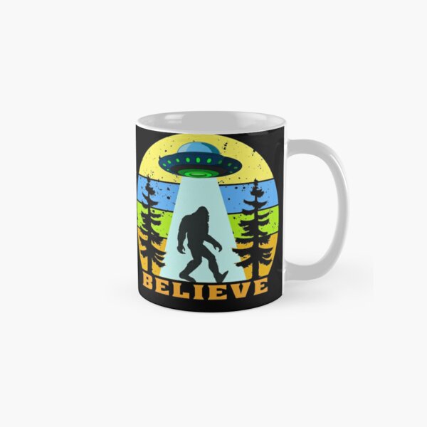 Bigfoot Ufo Alien Believe Clas - Coffee Tea Picture reseña y precio