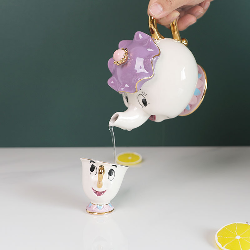 In-Stock Teapot Cute Cartoon B - Coffee Tea Jug reseña y precio