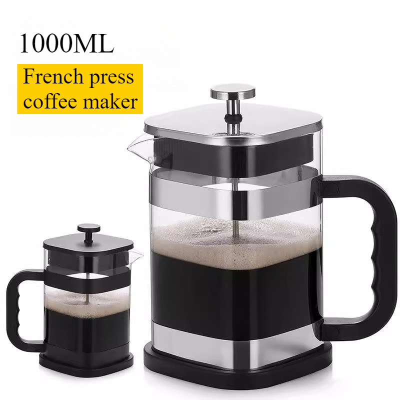 1000ml Square French Press Dur - French Press Glass reseña y precio