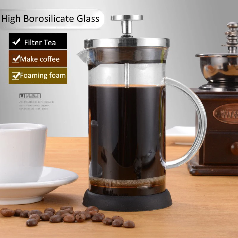 350-1000ml French Press Coffee - French Press Glass reseña y precio