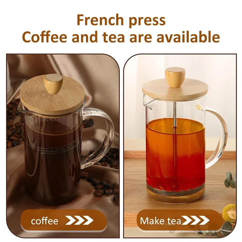 350-1000ml French Press Coffee - French Press Glass reseña y precio