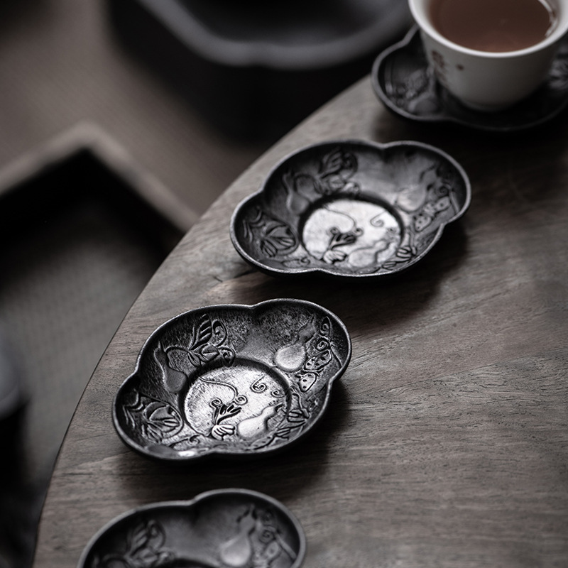1PC Antique Tin Cup Mat, Hand  - Coffee Tea Jug reseña y precio