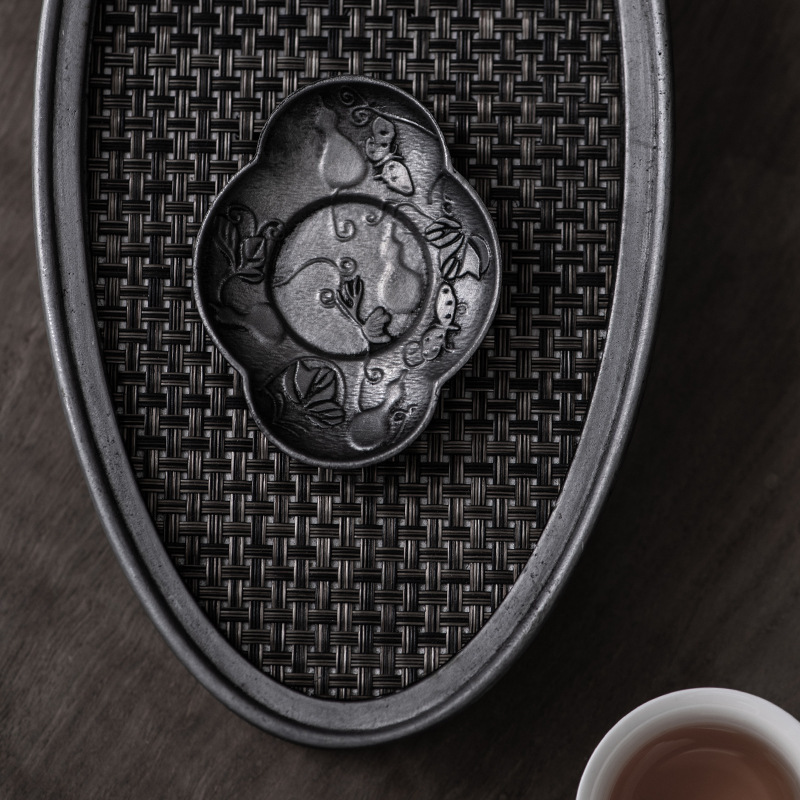 1PC Antique Tin Cup Mat, Hand  - Coffee Tea Jug reseña y precio