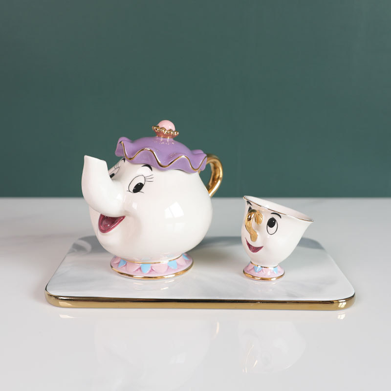 Hot Teapot Cartoon Beauty And  - Coffee Tea Jug reseña y precio