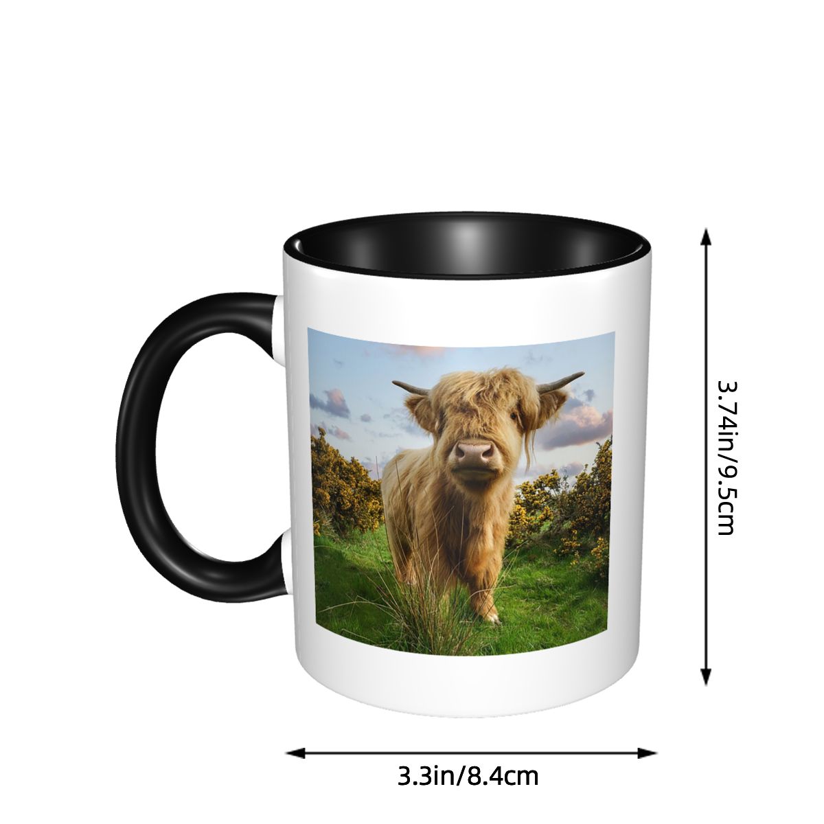 Young Highland Cow Mug Funny C - Young Tea Coffee reseña y precio