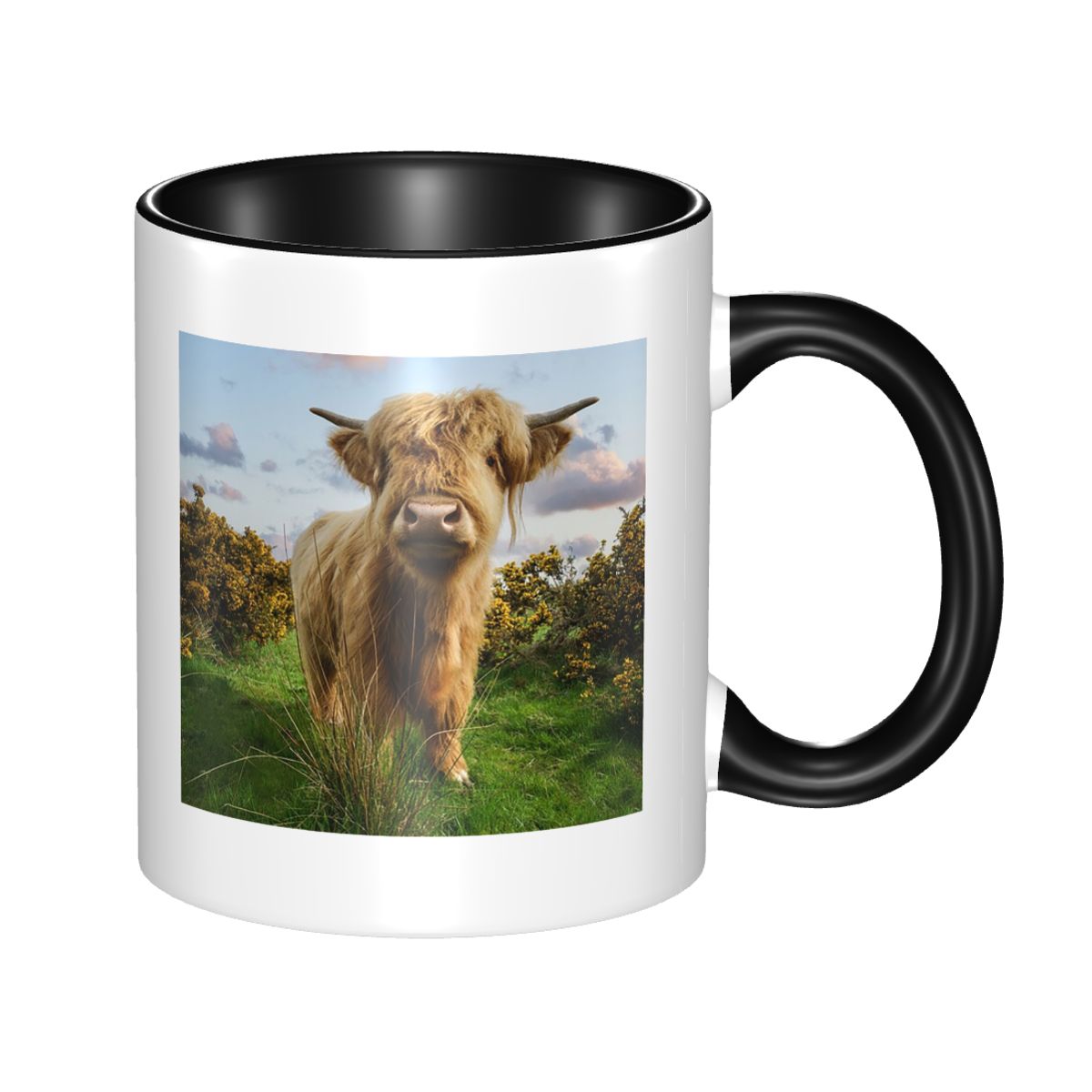Young Highland Cow Mug Funny C - Young Tea Coffee reseña y precio