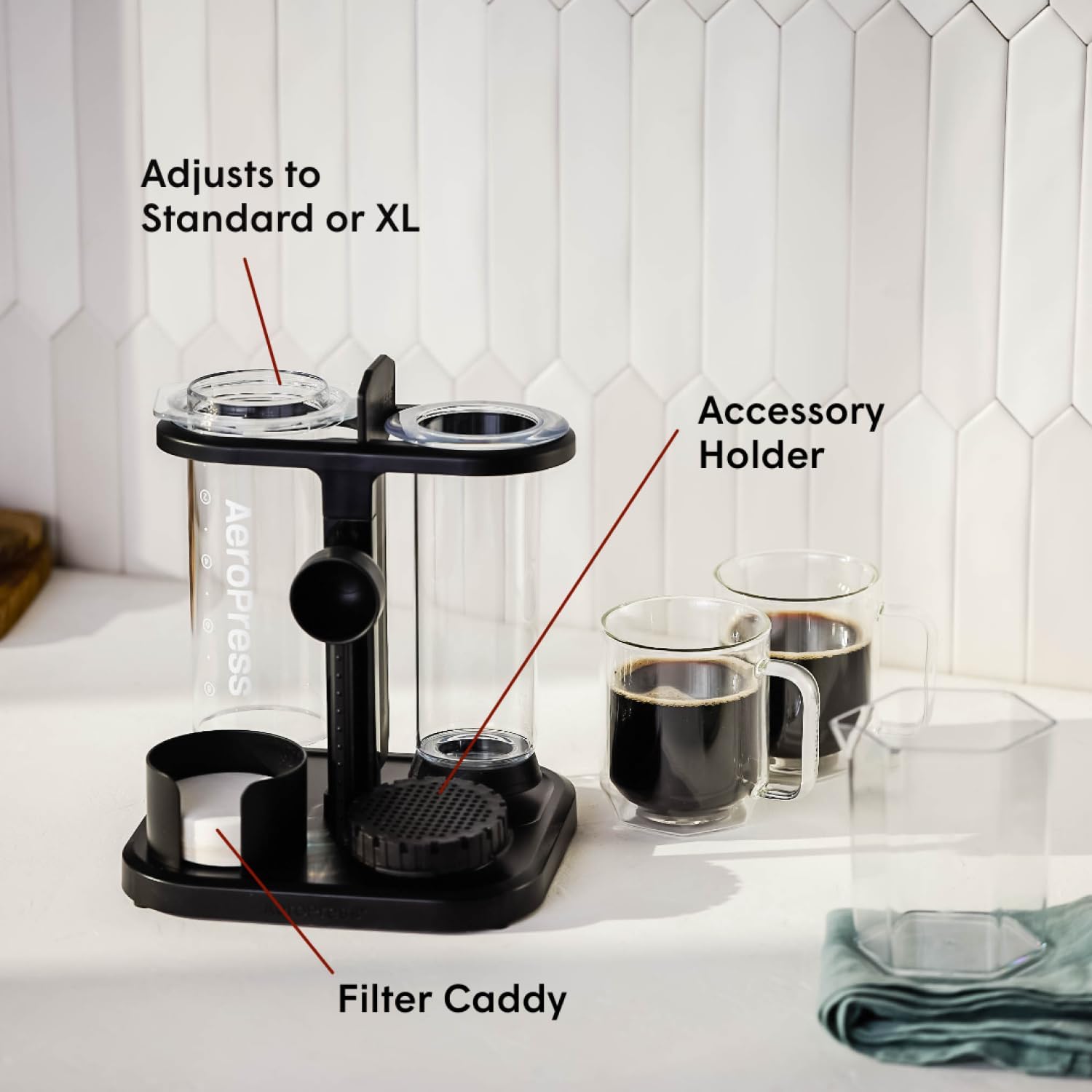 Compact AeroPress Organizer St - Aeropress Coffee Maker reseña y precio