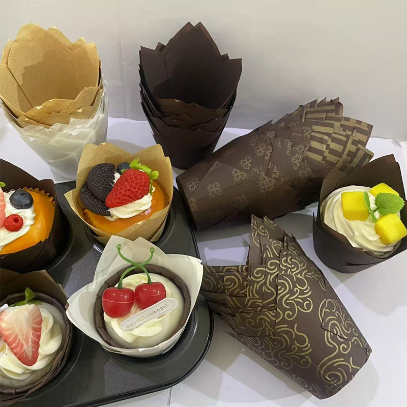 50Pcs/100Pcs/200Pcs Tulip Cake - Mug Tea Coffee reseña y precio
