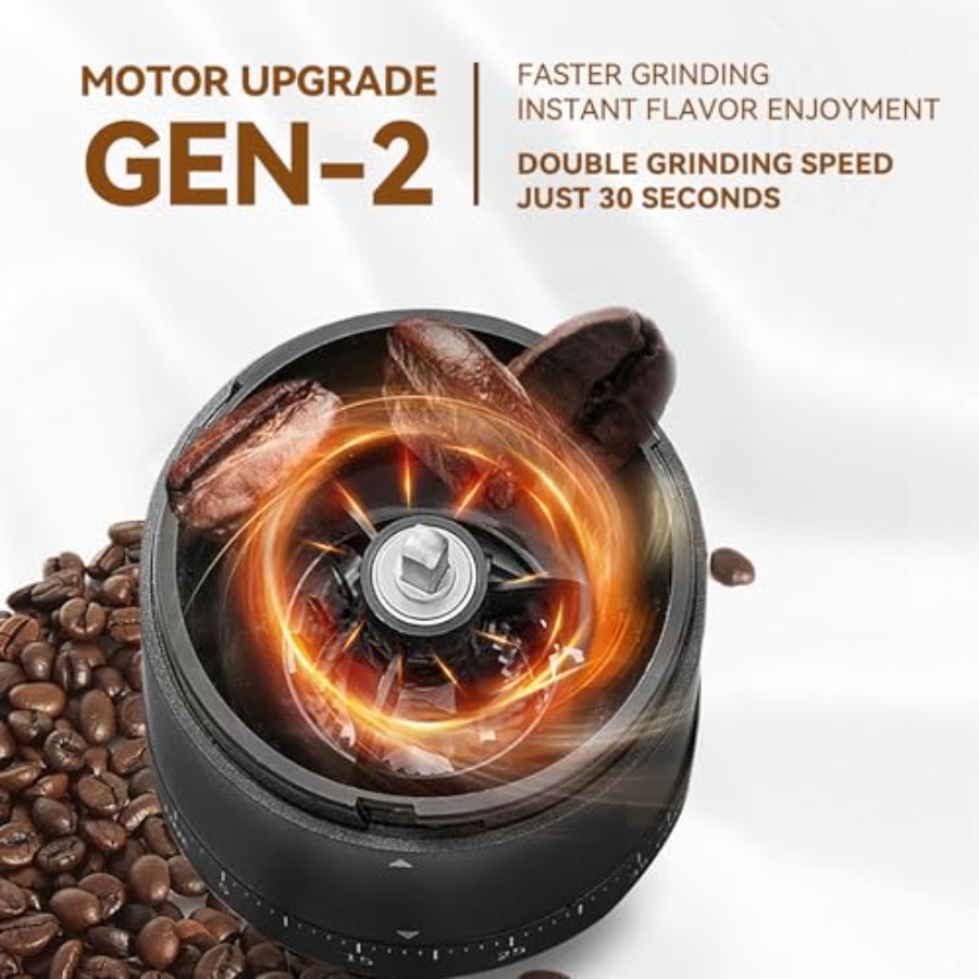 Portable Electric Coffee Grind - Coffee&Tea House Opinie reseña y precio