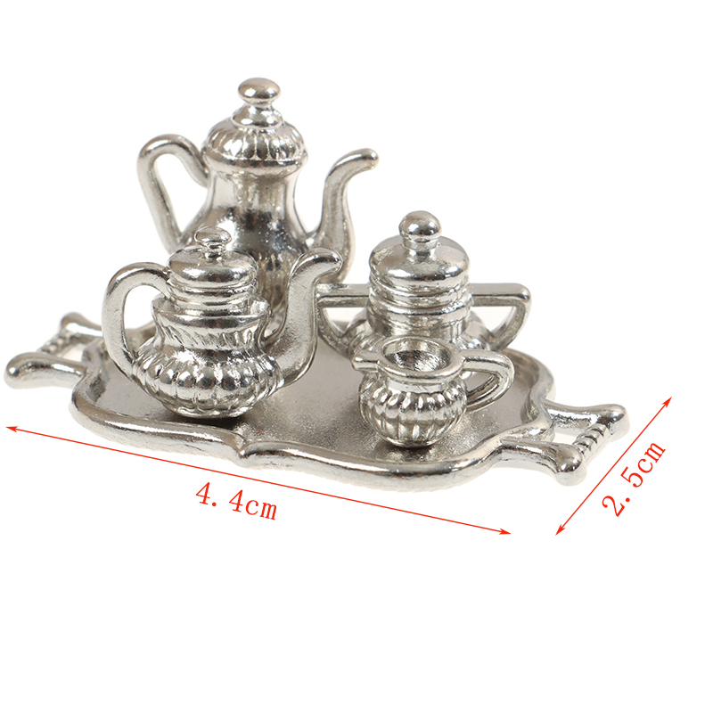 Dollhouse Miniature Silver Met - Young Tea Coffee reseña y precio