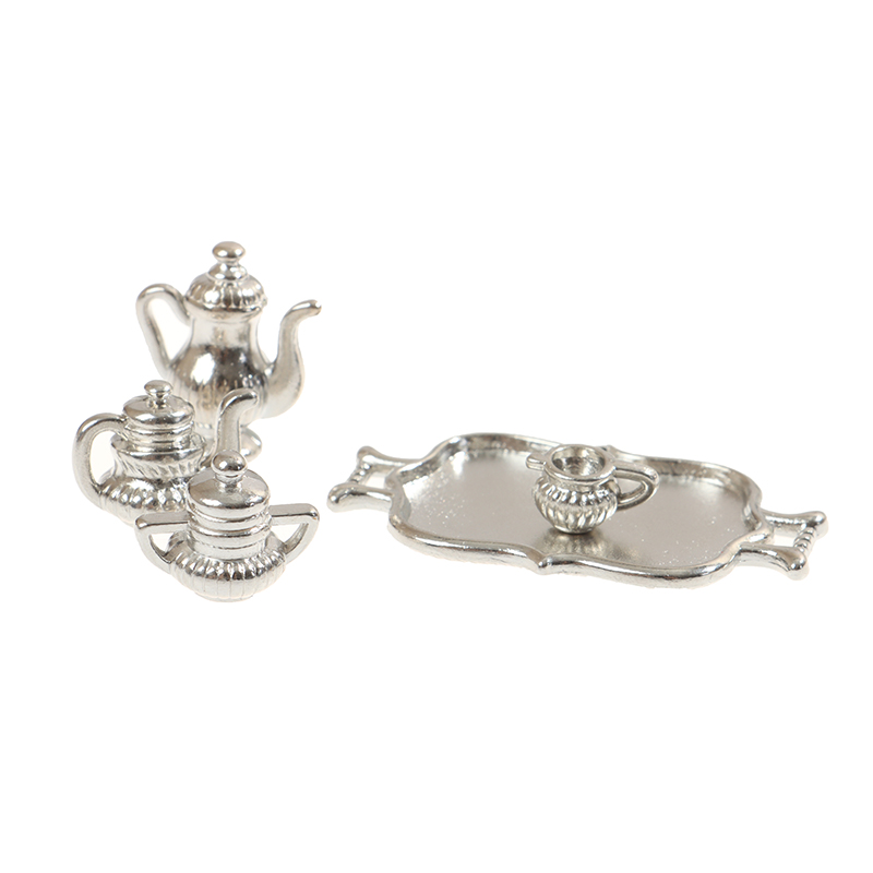 Dollhouse Miniature Silver Met - Young Tea Coffee reseña y precio