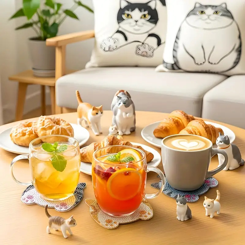 8-piece DIY Diamond Painting W - Mug Tea Coffee reseña y precio