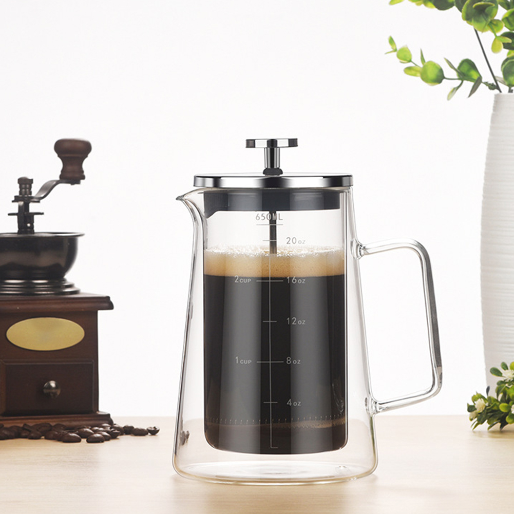 Double Layers French Press Pot - French Press Glass reseña y precio