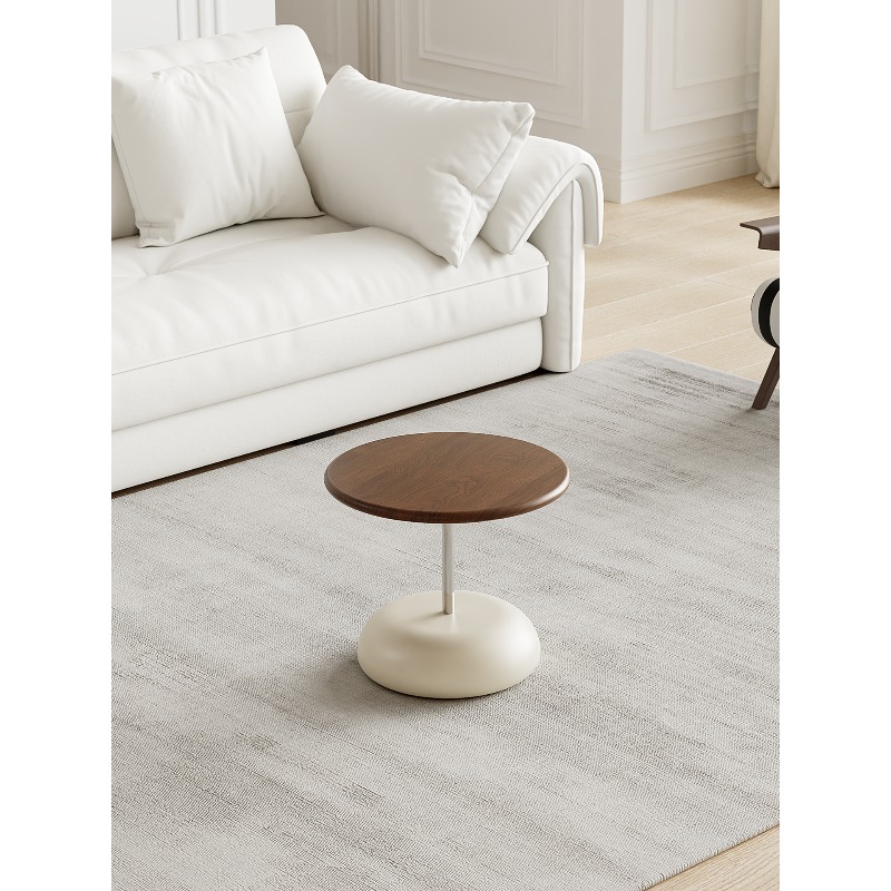 Round solid wood coffee table  - Young Tea Coffee reseña y precio