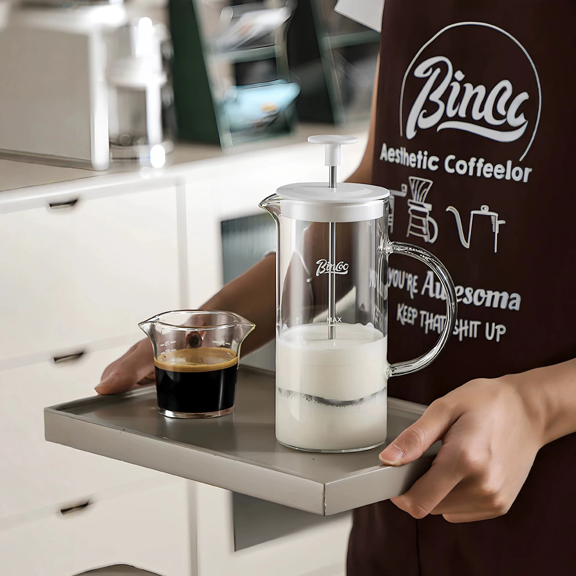 550ml Coffee French Press Pot  - French Press Glass reseña y precio