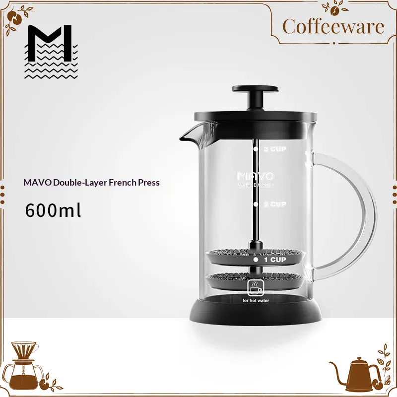 MAVO French Press Coffee Maker - French Press Glass reseña y precio