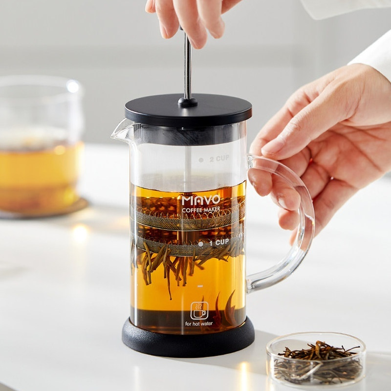 MAVO French Press Coffee Maker - French Press Glass reseña y precio