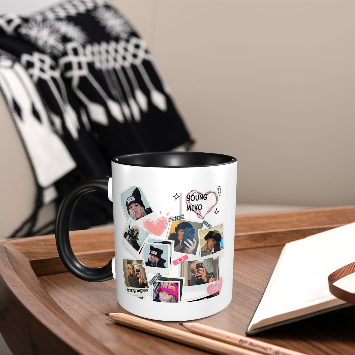 Collage Of Young Miko Mug Funn - Young Tea Coffee reseña y precio