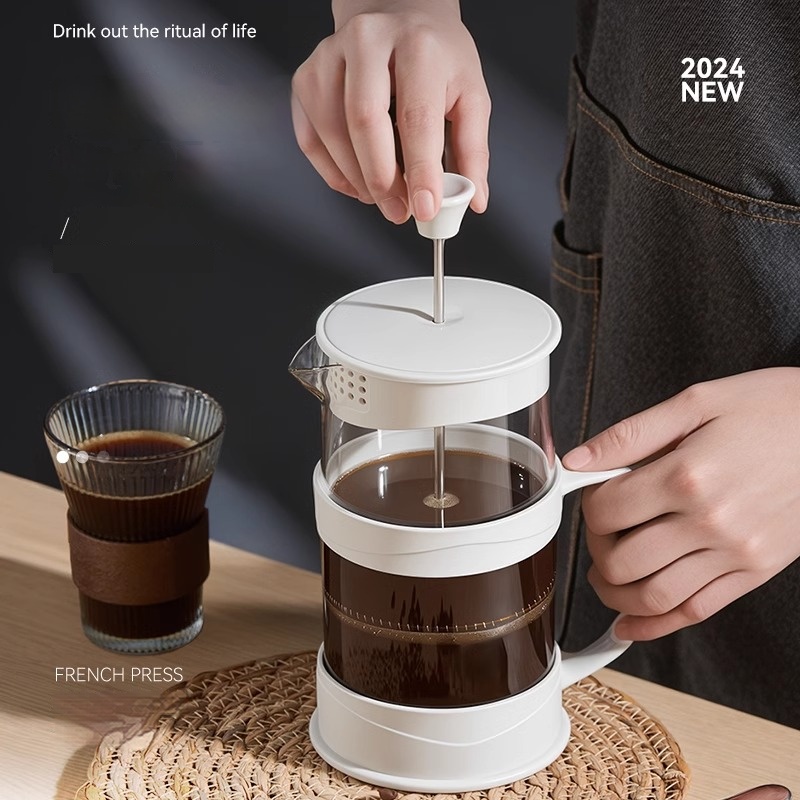 GIANXI Hand Press Coffee Maker - French Press Glass reseña y precio