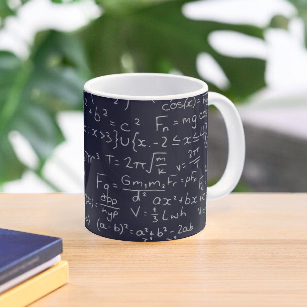 Maths Equations Pattern Classi - Coffee Tea Picture reseña y precio