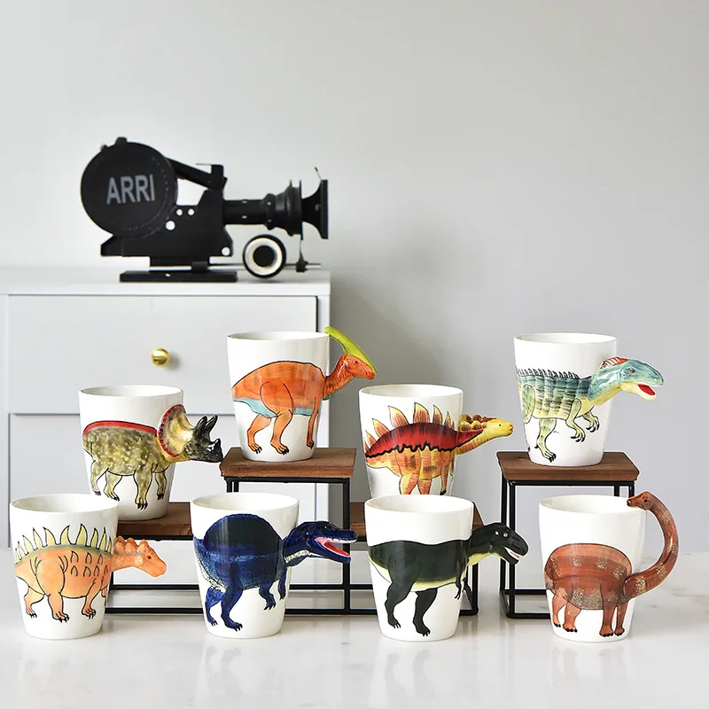 Dinosaur Shaped Water Cup Cute - Coffee Tea Difference reseña y precio