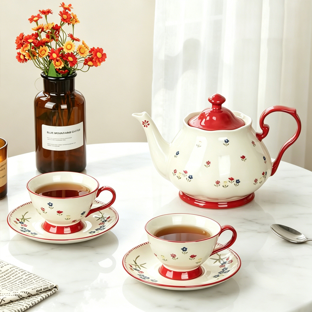 SHUNXIANG Ceramic Teaware Sets - Coffee Tea Jug reseña y precio