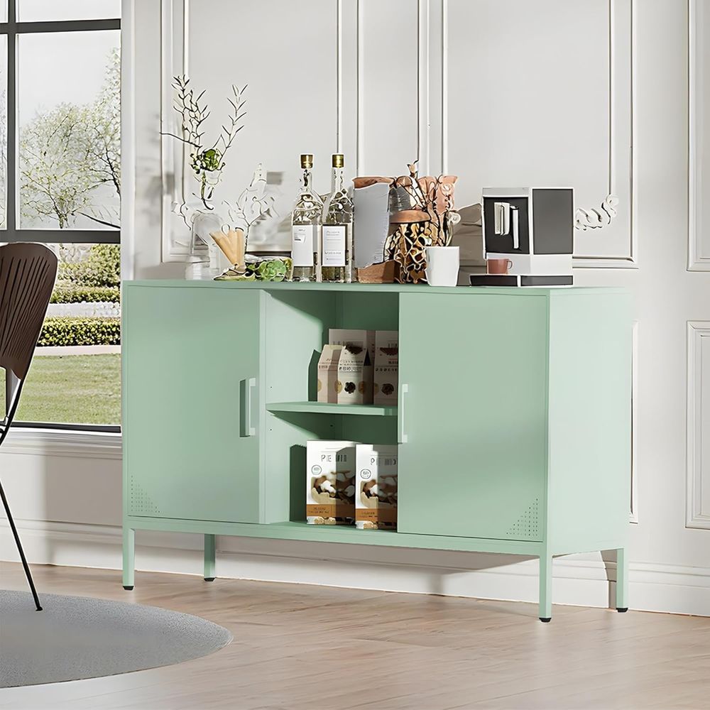 Green 65 Inch TV Stand with St - Coffee&Tea House Opinie reseña y precio