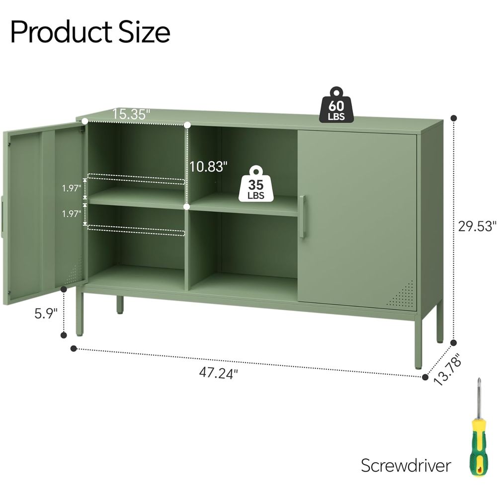 Green 65 Inch TV Stand with St - Coffee&Tea House Opinie reseña y precio
