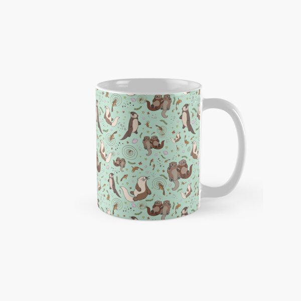 Otters In Blue Classic  Mug Cu - Coffee Tea Picture reseña y precio
