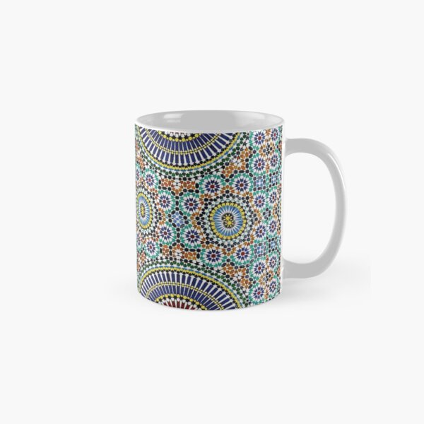 Moroccan Zellige Classic  Mug  - Coffee Tea Picture reseña y precio