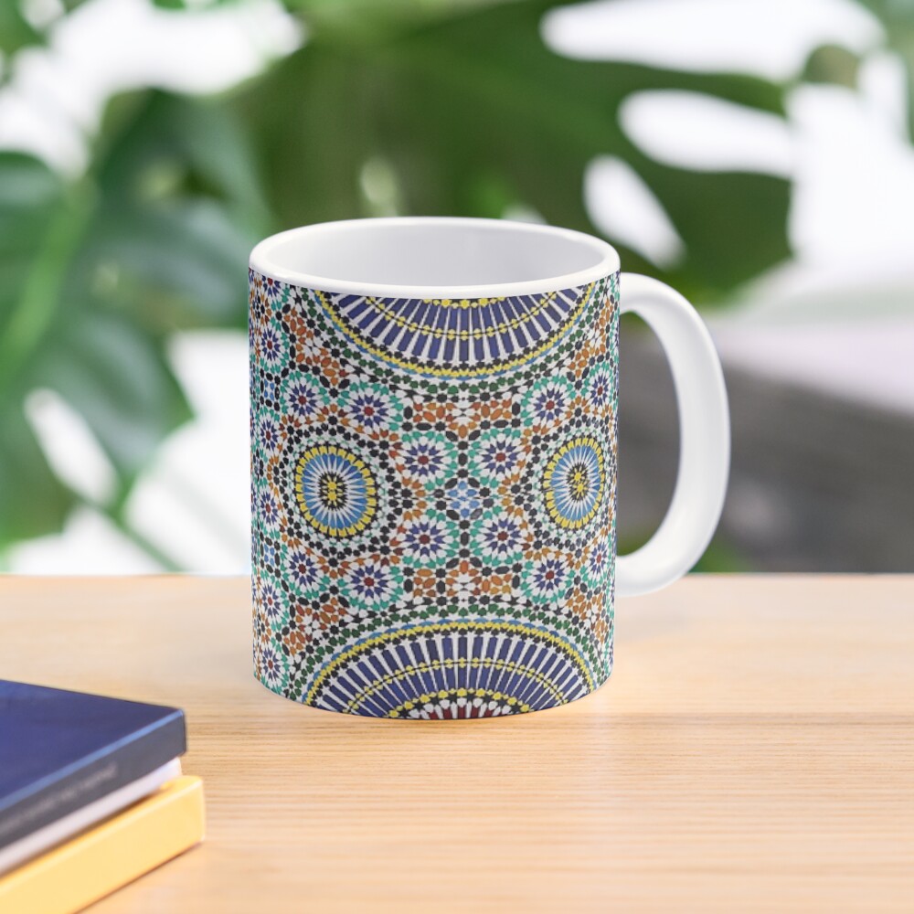 Moroccan Zellige Classic  Mug  - Coffee Tea Picture reseña y precio
