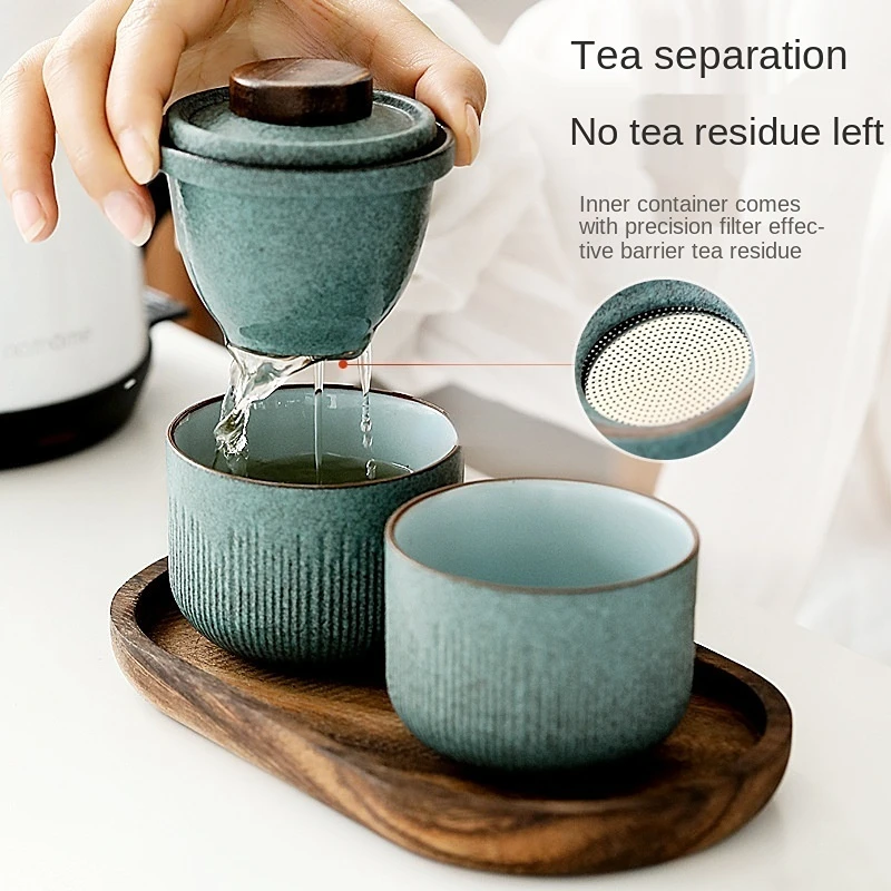 Travel Kung Fu Tea Set Outdoor - Coffee Tea Jug reseña y precio