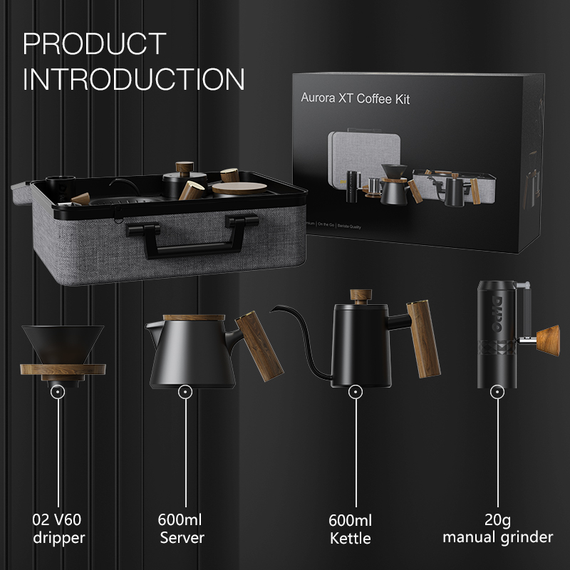 DHPO Luxury Coffee Kit Set wit - Pour Over Kettle reseña y precio