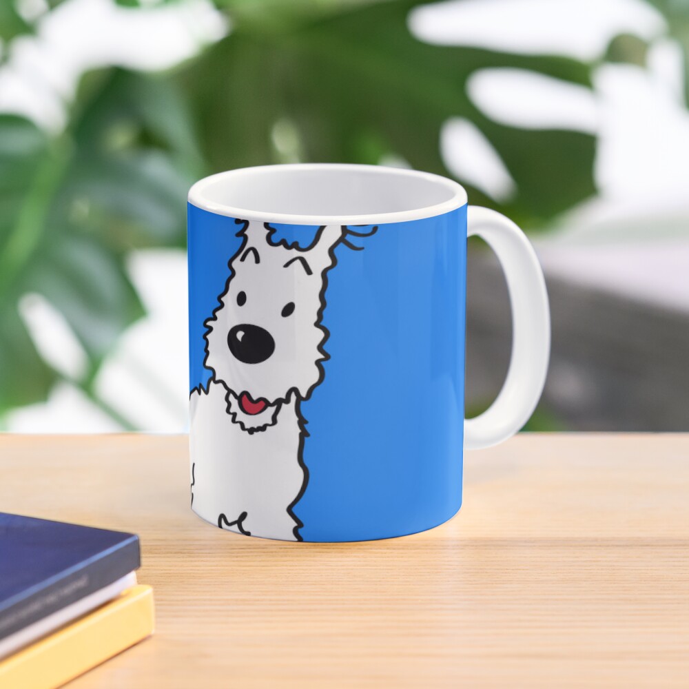 Snowy Dog Tin Tin Sticker Clas - Coffee Tea Picture reseña y precio