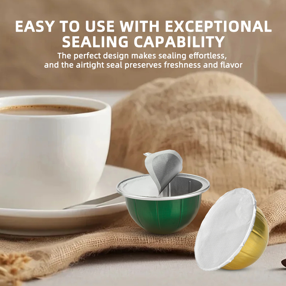 Aluminum Foil Seal Lids to Reu - Coffee Tea Difference reseña y precio