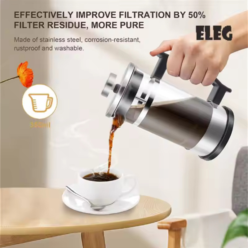 Coffee French Press Pot With F - French Press Glass reseña y precio